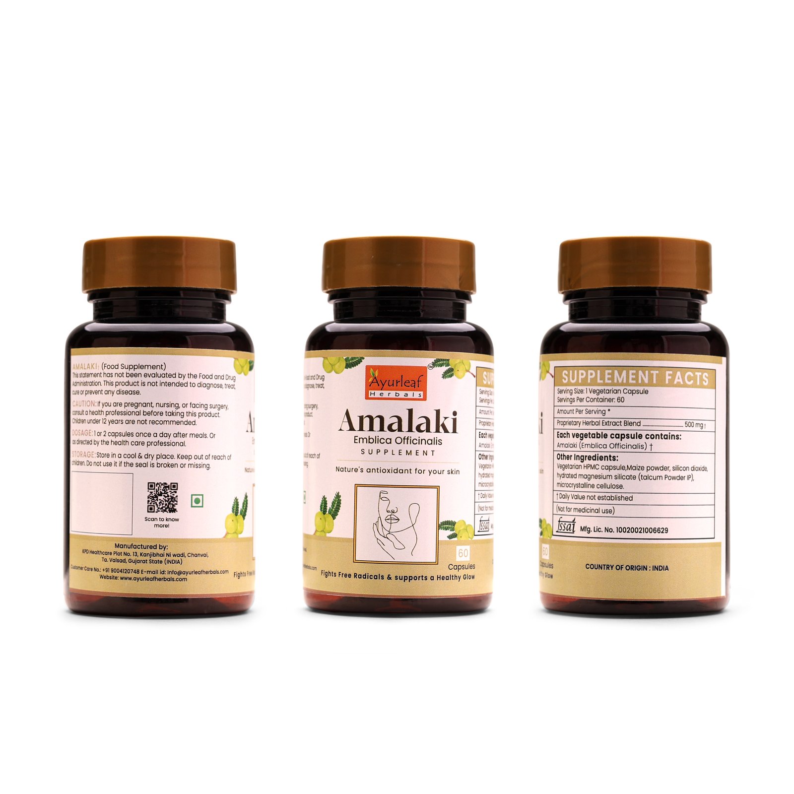 Amalaki Extract Blended Capsules 500mg | 60 Capsules Vegan Pack - Image 5