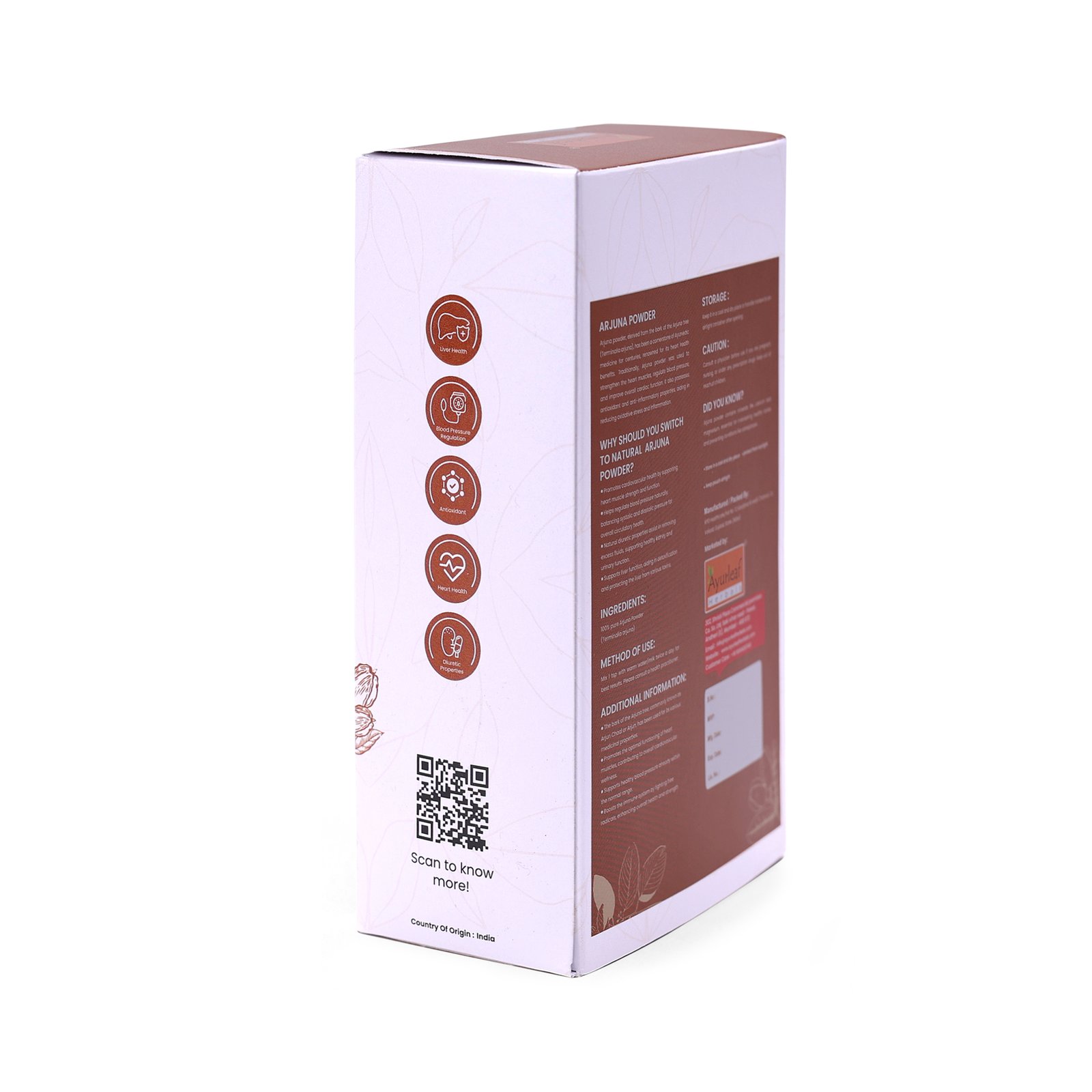 Arjuna Powder to Maintain Blood Pressure, Support Cardiovascular & Enhances Stamina (200g) - Image 3