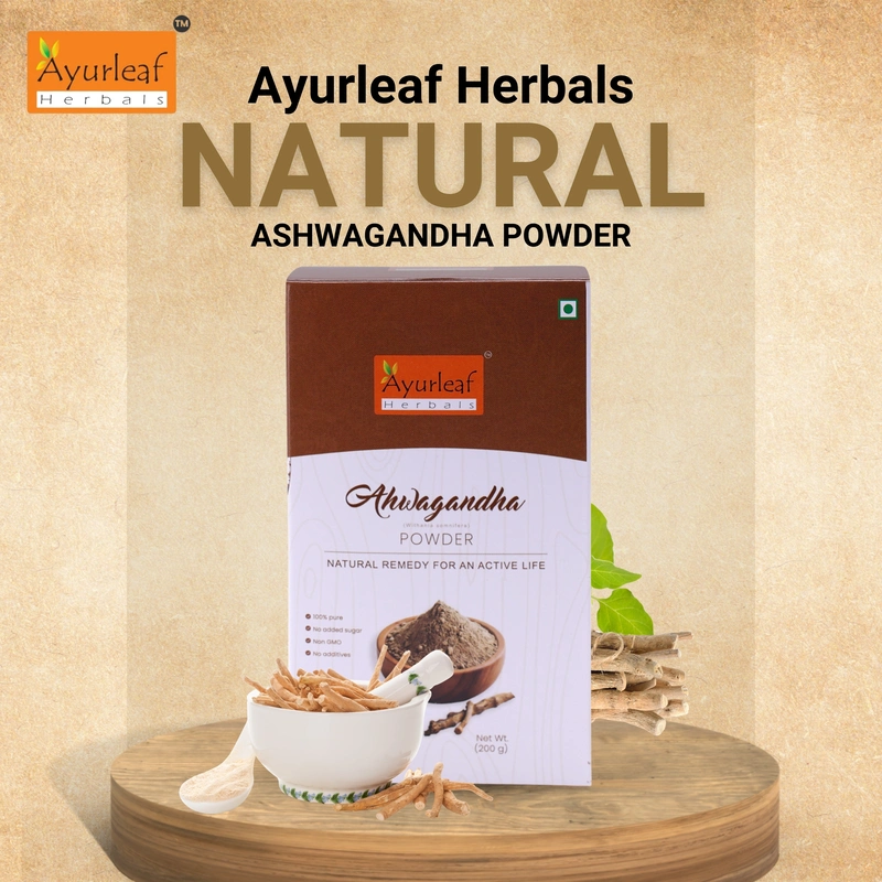 100 % natural and pure Ashwagandha Powder to Reduce stress, Improves Sleep Quality & Supports Fertility (200g) - Image 7