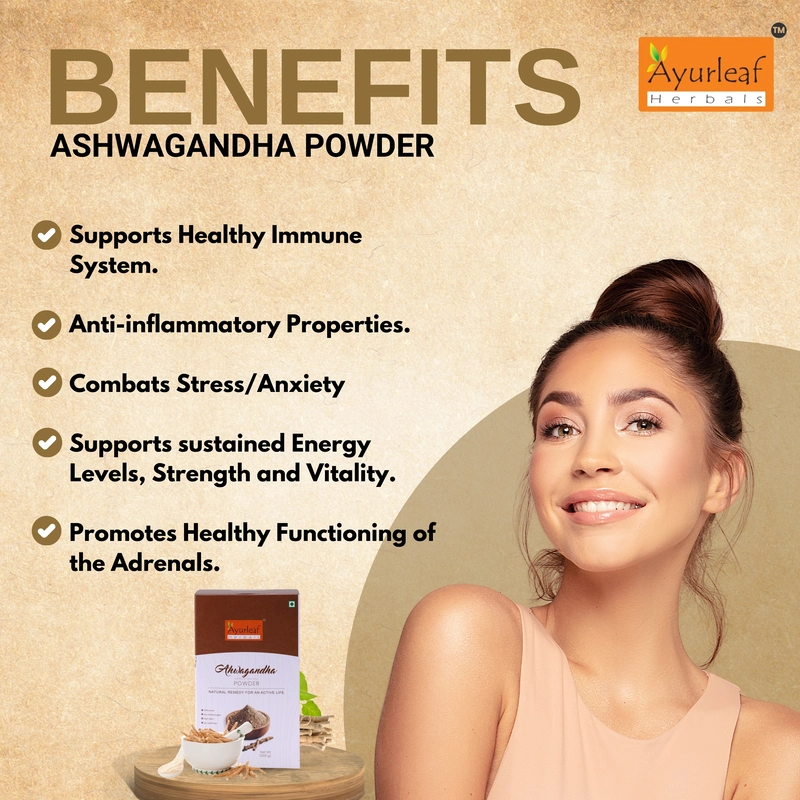 100 % natural and pure Ashwagandha Powder to Reduce stress, Improves Sleep Quality & Supports Fertility (200g) - Image 10