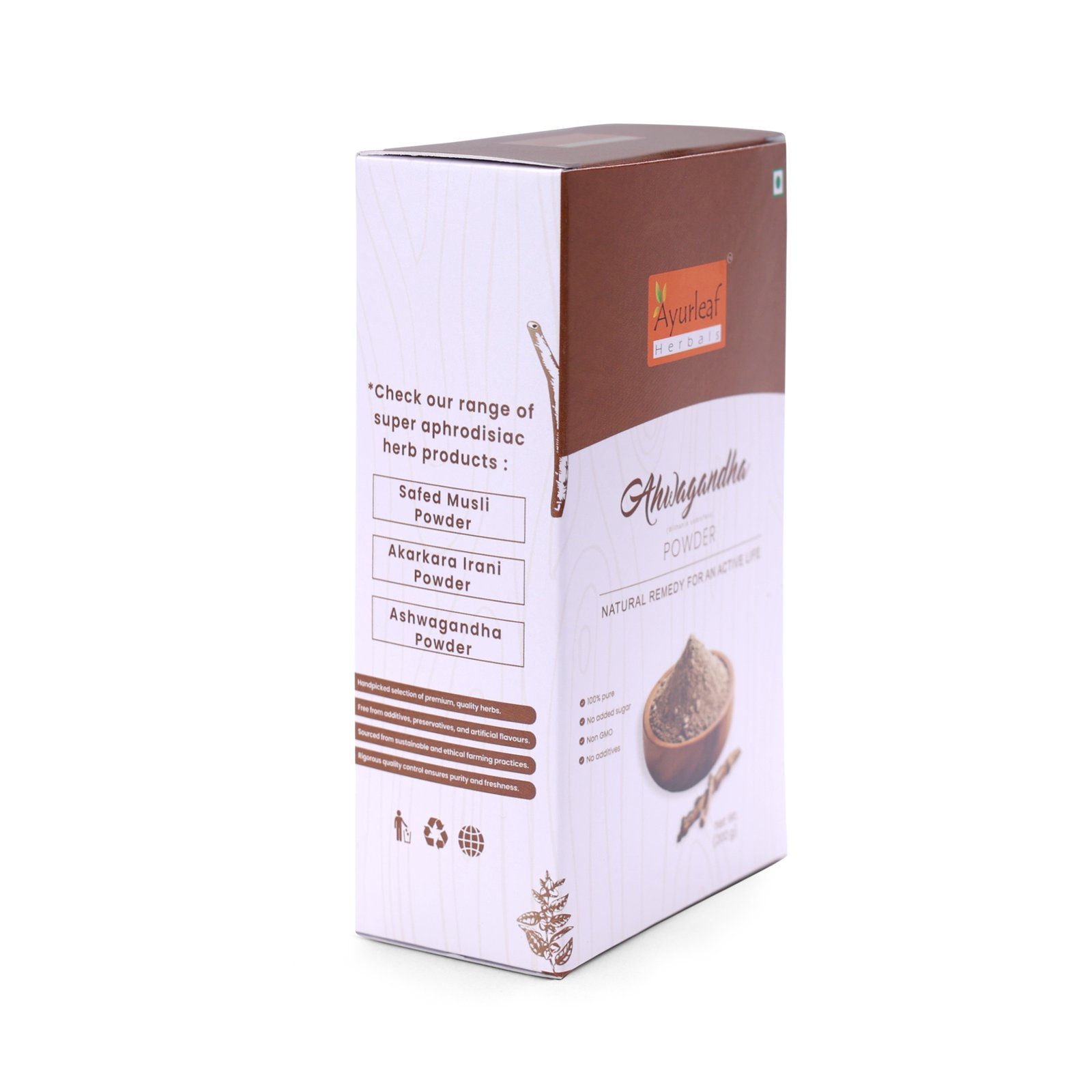 100 % natural and pure Ashwagandha Powder to Reduce stress, Improves Sleep Quality & Supports Fertility (200g) - Image 5