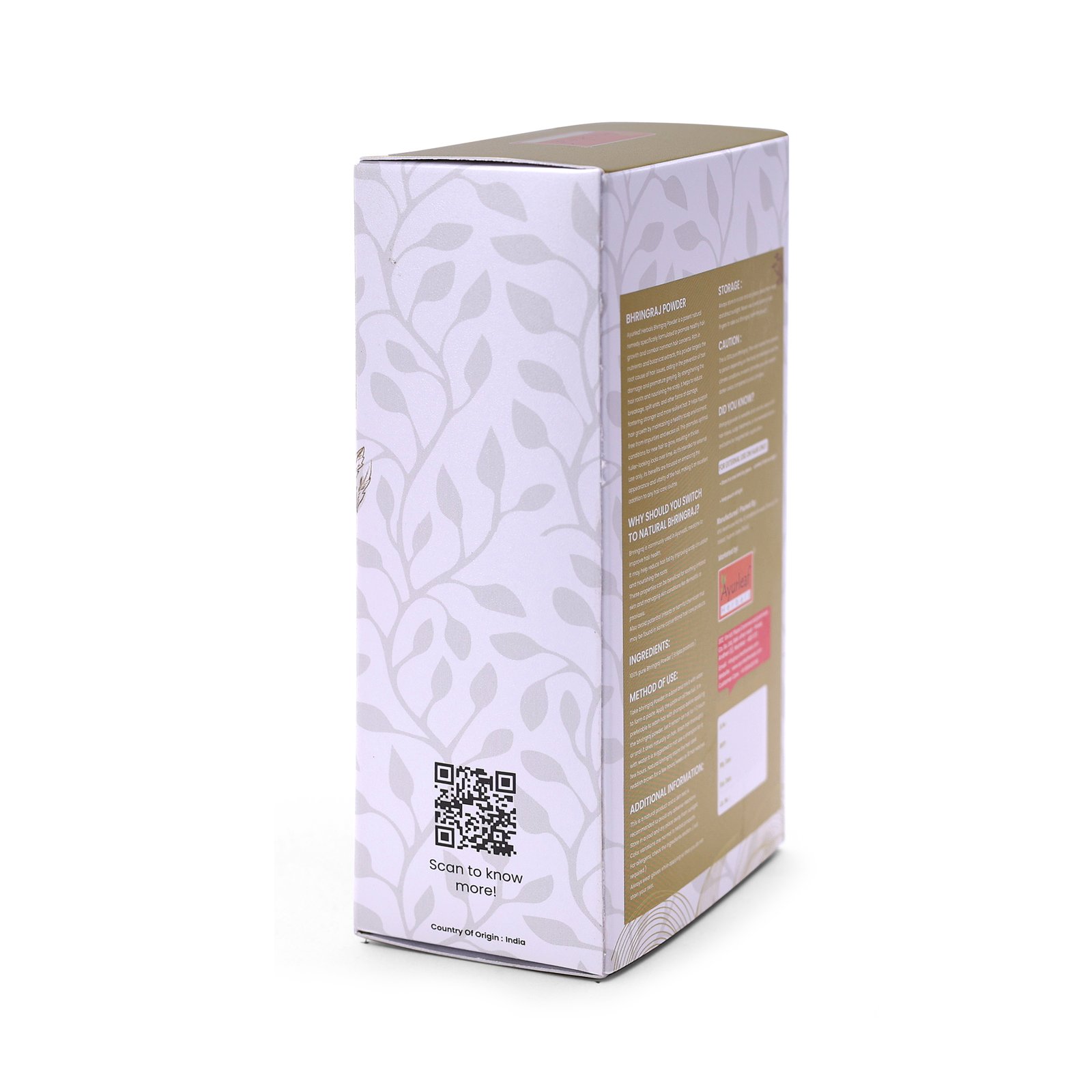 100 % natural and pure Bhringraj leaves powder for Hair Growth, Heals Wounds and Infections (200g) - Image 6
