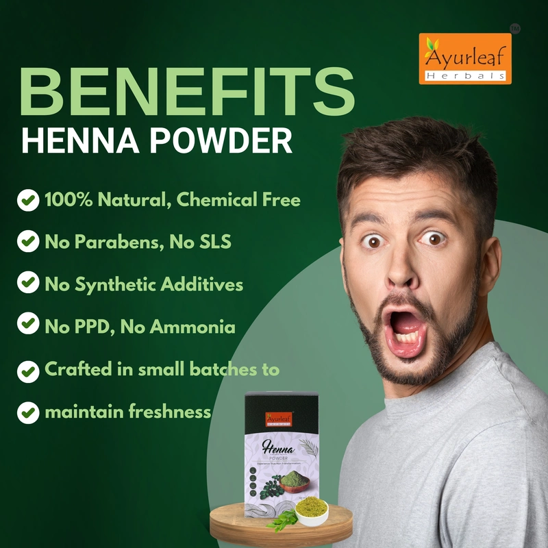 Pure Herbal Henna Powder for hair hands and feet (Mehendi) (200gms) - Image 10
