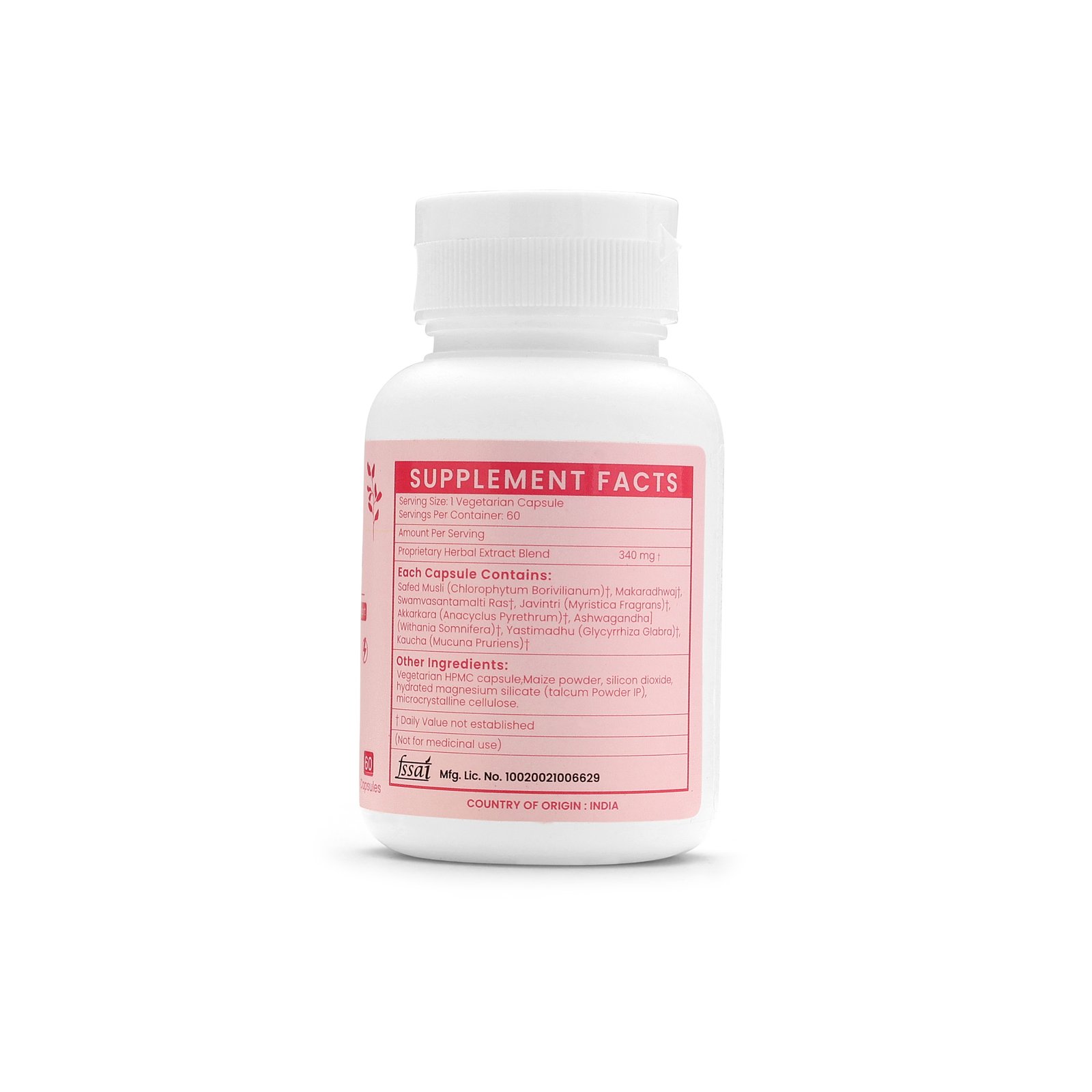Femogra Extract Blended Capsules 340mg | 60 Capsules Vegan Pack - Image 4
