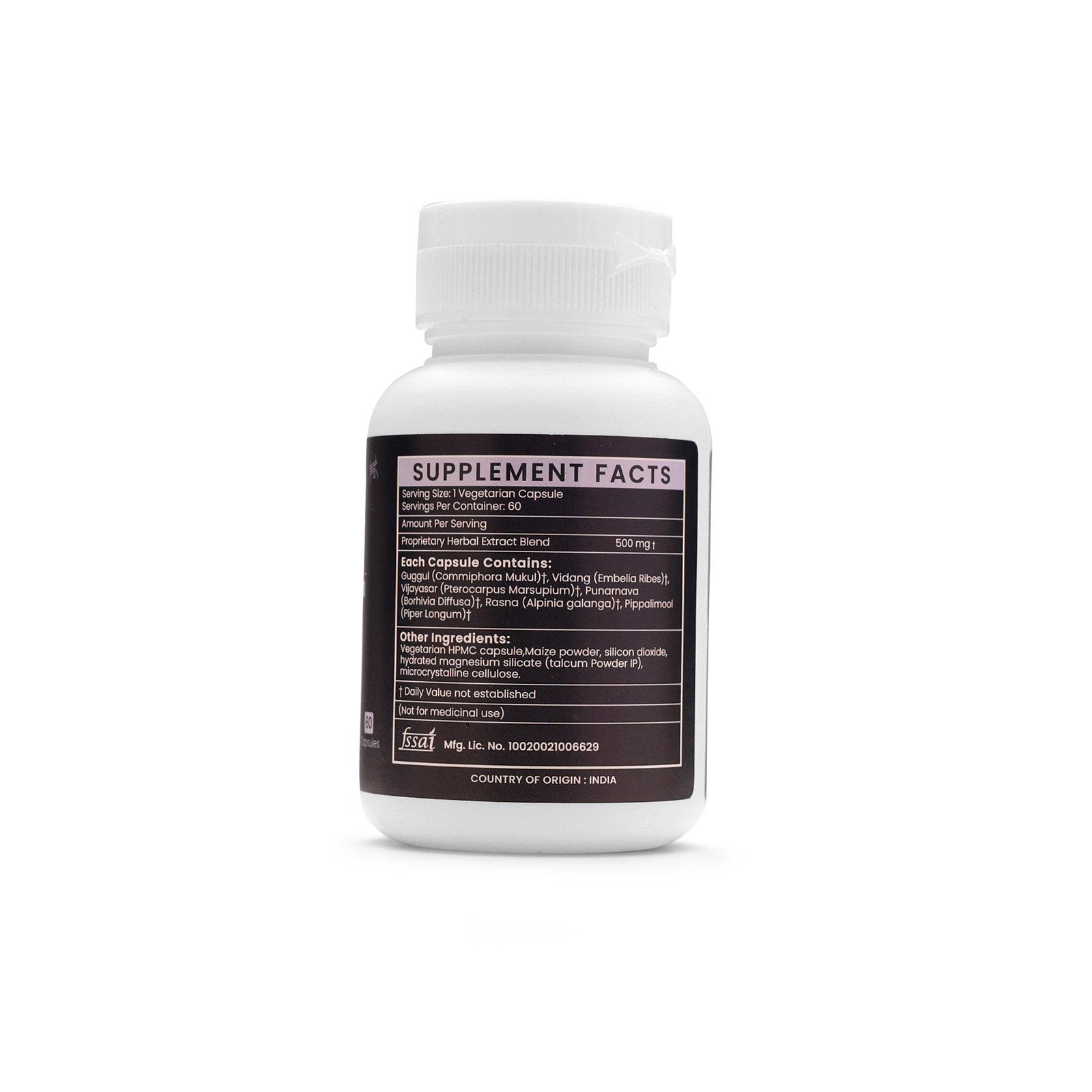 Simonil Extract Blended Capsules (500mg) | 60 Capsules Vegan Pack - Image 4