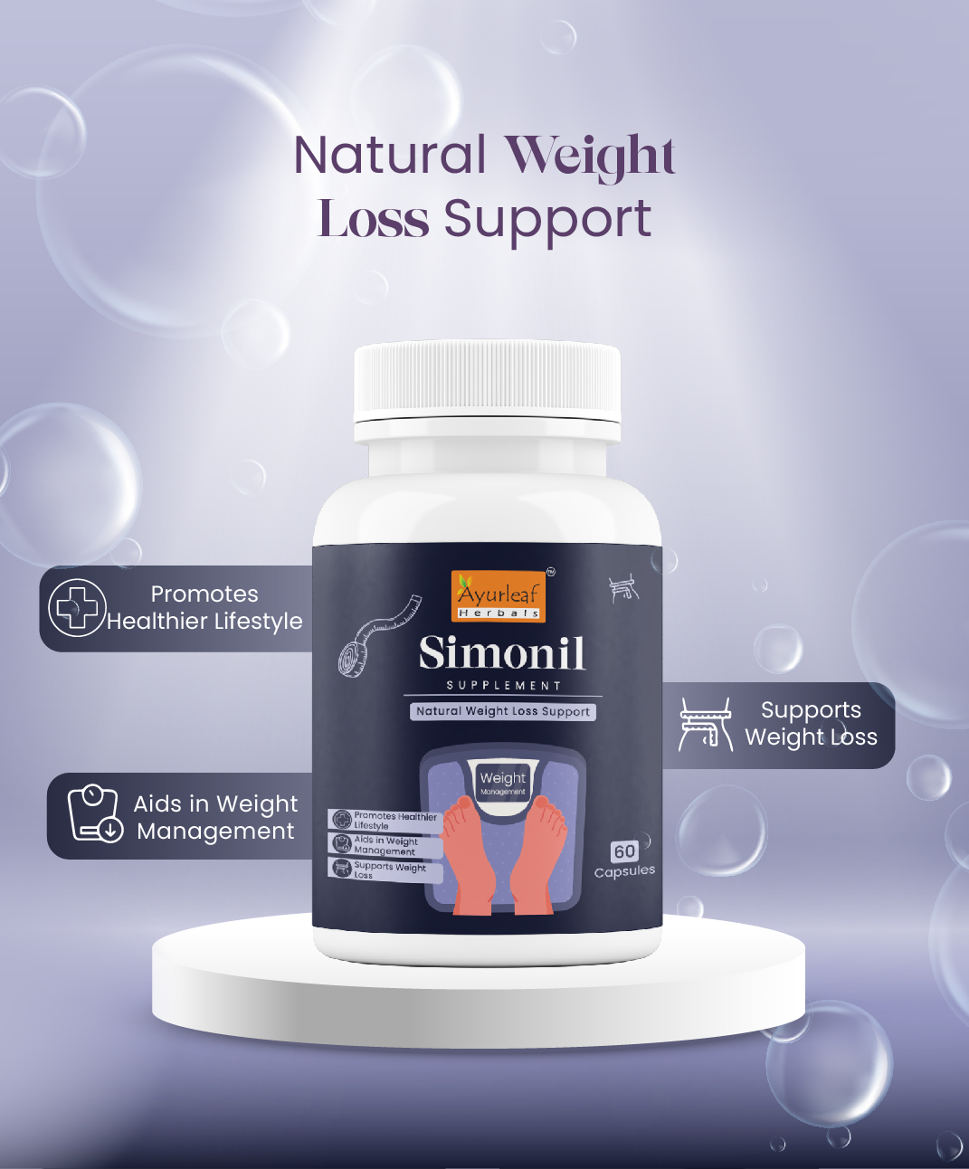 Simonil Extract Blended Capsules (500mg) | 60 Capsules Vegan Pack - Image 2