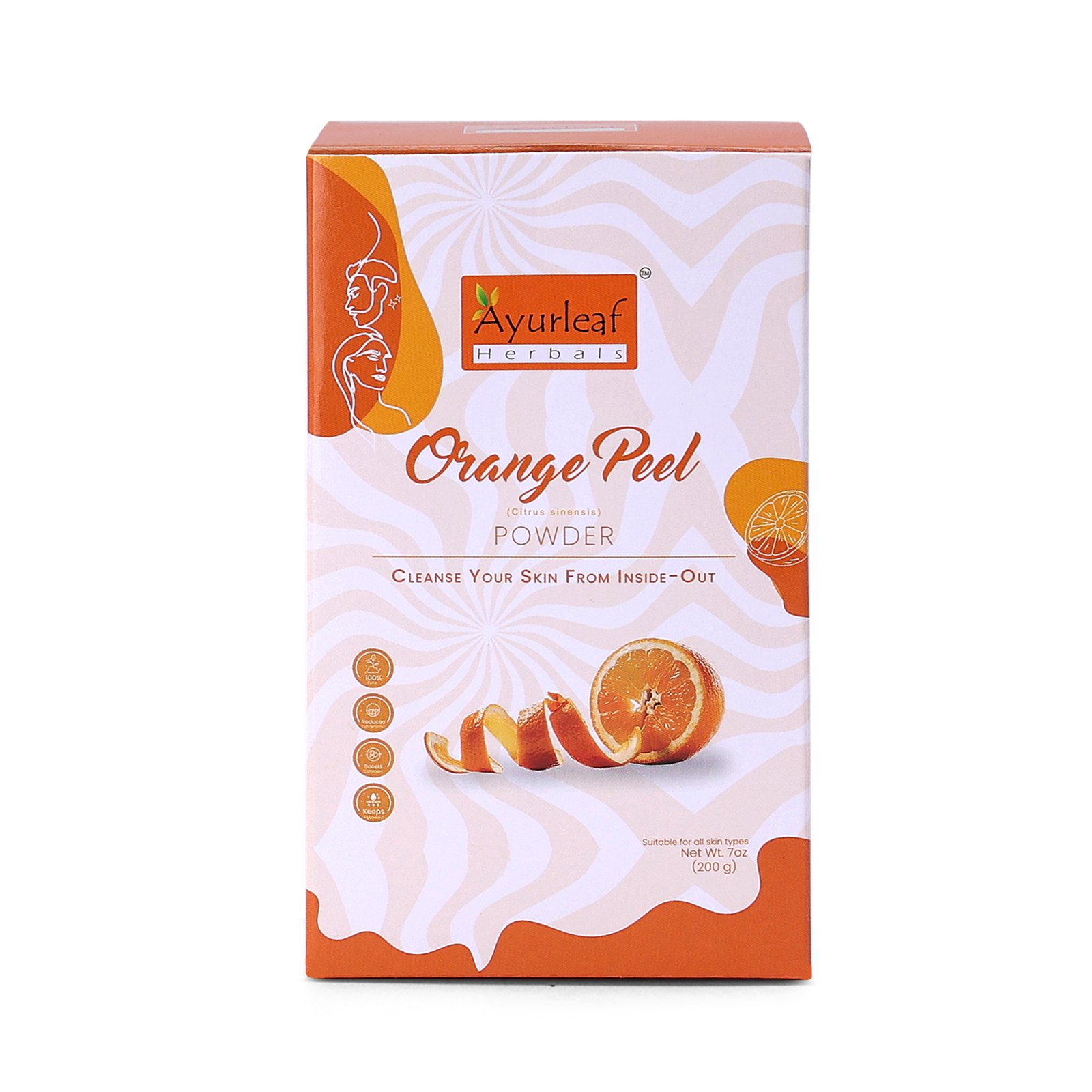 100% Natural and Best orange peel powder with vitamin c for cleansing and detoxification of oily and dry skin-(200 gms) - Image 3