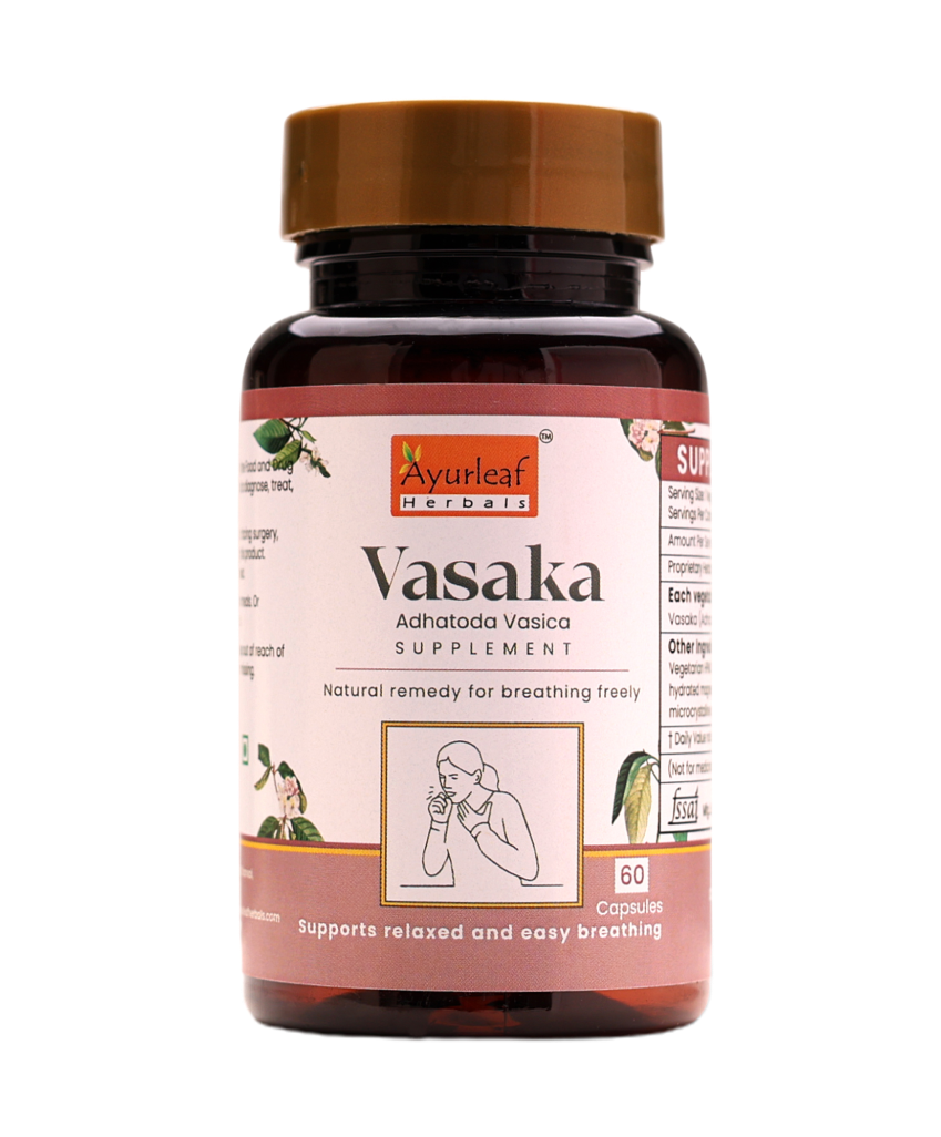 Vasaka Extract Blended Capsules 500mg | 60 Capsules Vegan Pack - Image 2
