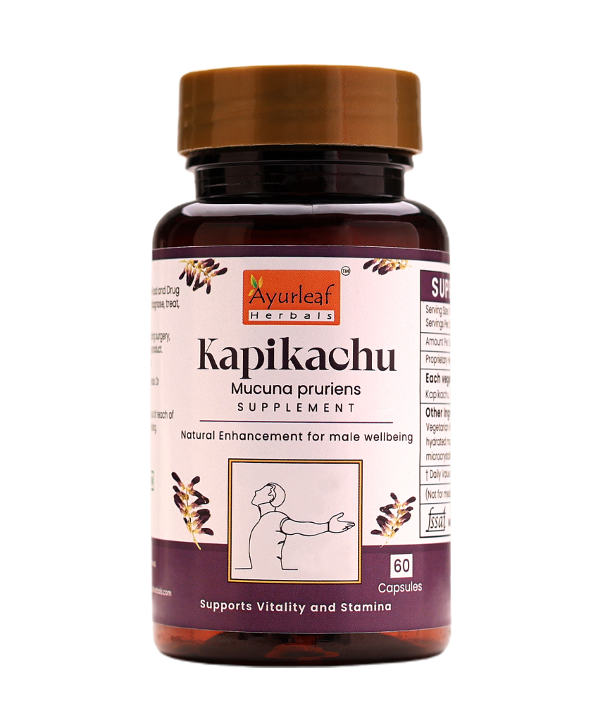 Kapikachhu Extract Blended Capsules 500mg | 60 Capsules Vegan Pack - Image 2